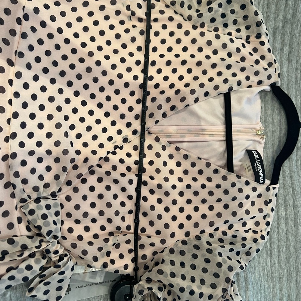 Polka Dot Wrap Dress - Picture 13 of 15